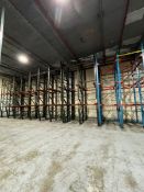 (12) SECTIONS OF DRIVE-IN 2-DEEP PALLET RACKING