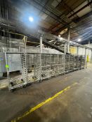 (11) STAINLESS STEEL DOUBLE SECTION PAN RACK