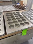 (3) 4 X 6 PANS OF ROUND MOLDS