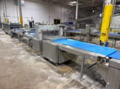 RHEON GUILLOTINE CUTTER WITH SYNCHRONIZED CONVEYOR