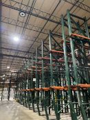 32 SECTIONS OF DRIVE-IN 2-DEEP PALLET RACKING