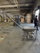 S/S Auger Screw Conveyor (Located Elizabeth, NJ)