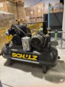 Schulz 20 hp Heavy Duty Air Compressor with Weg W22 Tru-Metric Motor, 208-230/460 V, 3 Phase, 3550