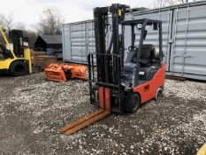 Toyota 3-Stage Propane Forklift with Side Shift, 3,828 Hours (Loading Fee $250) (Located Union