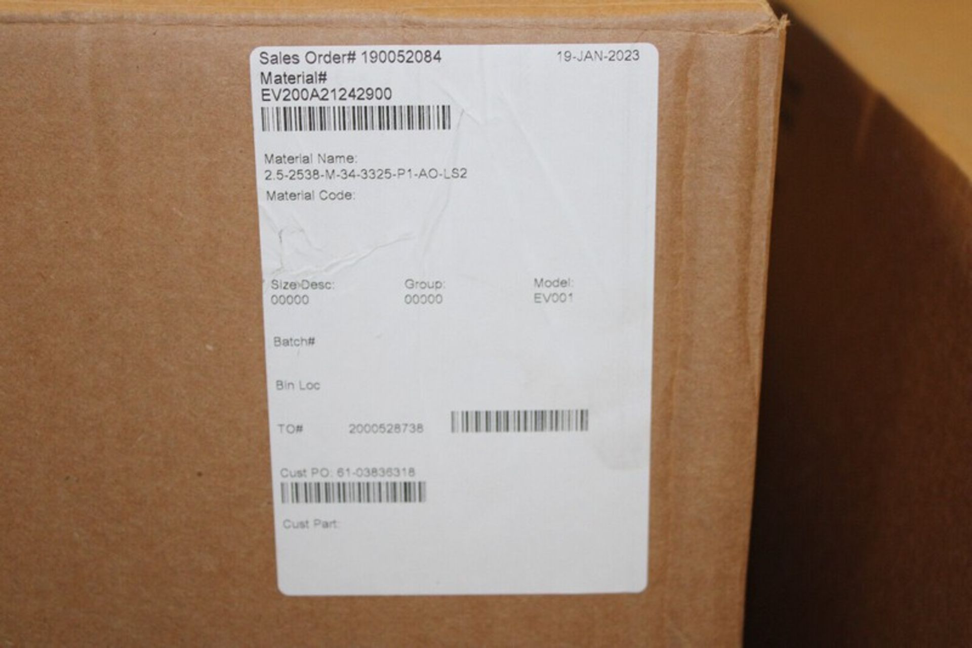 ITT DIA-FLO 2-1/2" MODEL 2538-M-34-3325-P1-AO-LS2, CAST IRON BODY, EPDM DIAPHRAGM, 150# FLANGED, - Image 3 of 9