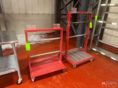 (2) PORTABLE MILD STEEL CARTS