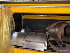 ASSORTED MILL PARTS WITH INDUSTRIAL SHELVING