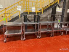 (4) PORTABLE S/S TABLES