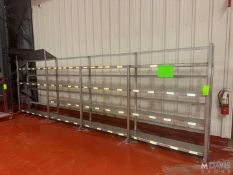 (1) SECTION OF S/S SHELVING