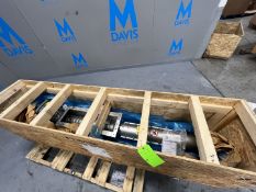 NEW BUHLER TUBULAR SCREW CONVEYOR / AUGER, MODEL MNSH 125 RF, 2020 NORD DRIVE MOTOR, TEMPERATURE SEN