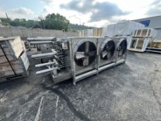 NEW EVAPCO 3-FAN CEILING HUNG EVAPORATOR, MODEL SSTM 3-84-ULTRA, S/N 13-543023, 250 PSI (INVENTORY #