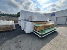 NEW 2023 TAFCO SPIRAL FREEZER COMPONENTS, INCLUDED PANELS, REFRIGERATION FAN, NEW AND USED MESH