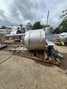 2012 GROEN PROCESS EQUIPMENT GPE DUAL MOTION TWIN SHAFT BOTTOM JACKETED KETTLE, MODEL 300 INA/2/TA,