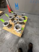(3) NEW METRAFLEX FLANGED FLEXIBLE METAL HOSE AND PUMP CONNECTOR WITH CORRUGATED HOSE AND BRAID  (