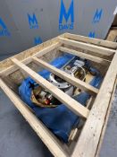 NEW WESTINGHOUSE DMN ROTARY AIRLOCK VALVE, MODEL RL 200 2 MZC, S/N RVNL 169081, 16 RPM, APPROX. 7 IN