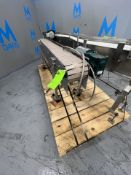 STRAIGHT SECTION OF CONVEYOR, APPROX. 84 IN. L X 8 IN. W  (INVENTORY # ) (LOCATED @ MDG SHOWROOM -