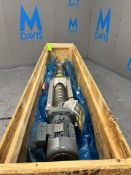 NEW BUHLER TUBULAR SCREW CONVEYOR / AUGER, MODEL MNSH 125 RF, 2020 NORD DRIVE MOTOR, TEMPERATURE SEN