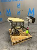 90 DEGREE BELT CONVEYOR, ALL S/S TECO WESTINGHOUSE 1-HP WASHDOWN MOTOR, 1750 RPM  (INVENTORY # ) (