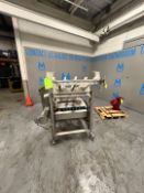 ARROWHEAD CONVEYOR, INC S/S PORTABLE INCLINE CONVEYOR, MODEL 025549, 3 PHASE, 230/460 V, 1 HP,