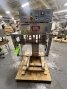 KAPS-ALL BOTTLE CARRIER / BOTTOMLESS SIDE BELT TRANSFER CONVEYOR, MODEL BC-16, S/N 10653 110 V, 1-