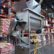 36D x 30W x 60L Stainless Steel Ribbon Blender, Hapman Feeding System, V230/460 Adjustable Legs (