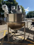 Lee 400 Gal. Jacketed Triple Motion Scrape Agitatiaon Sanitary Kettle (Located Carteret, NJ)