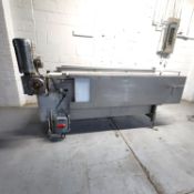 Sanitary Retractable Stainless-steel Conveyor for Food Processing Application. 22-inch large by from