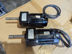 Lot of 2 Motors; BODINE ELECTRIC; 1/6 HP; Model 42X5BFSI-E3 (Located Charleston, SC)