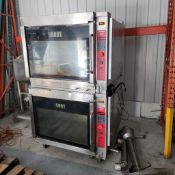 Hardt double Oven Model Inferno-3500Gaz. Chicken Roaster. Serial Number 12073k. 120 volts, 60 hz,