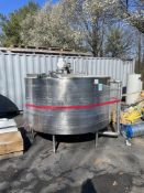 Chester Jensen 800 Gal. S/S Jacketed Mixing Tank, S/N HBP 112 D, 480 Volt, 3 Phase, 6A (Loading