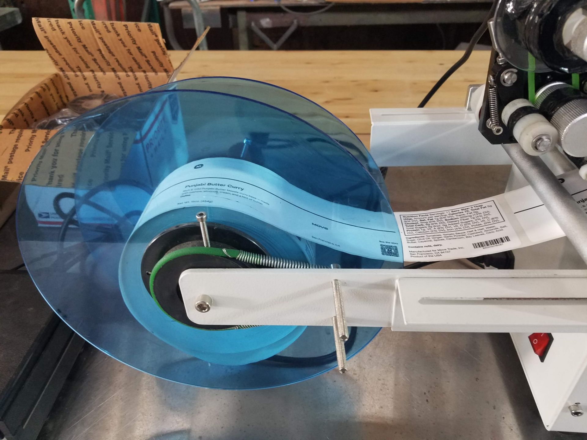 7" Manual Bottle Labeler, DH241, Thermal Coding (Loading Fee $50) (Located Fort Worth, TX) - Image 6 of 8