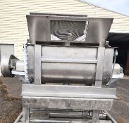 C. Lowe Son 20 cu.ft. S/S Double Ribbon Blender, Mounted on S/S I-Beam, Western Electric 15 hp