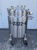 Walker 50 Gallon Jacketed Pressure Tank. 316L Stainless Steel. Mfg 2010 Walker, Tank Top lid (2)