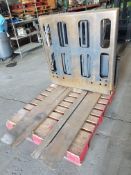 Loron Forklift Slip Sheet Attachment, Model 107807, S/N 200107048, Rated Capicity 4800 AT24 (Loading