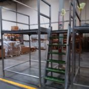 Stainless Steel Mezzanine, Size: 72x72x72 (Loading Fee $200) (Located Fort Worth, TX)