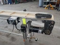 Dorner Cleated Conveyor, 8WX120LX34, V115 on Casters (Loading Fee $200) (Located Fort Worth, TX)