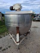 Lee 300 Gal. Jacketed Scrape Agitation Kettle (Located LaCygne, KS)