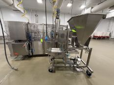 2016 CONTROL GMC TUB FILLING LINE WITH 2-PISTON DEPOSITOR CART, MODEL FDS 4500 S, S/N F000-680,