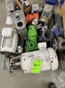 LOT OF ASSORTED MOTORS & GEAR REDUCERS
