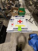 (3) ULINE FIRST AID BOXES