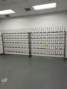(2) STAINLESS STEEL BOOT HOLDING RACKS