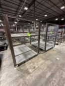 (2) S/S DRYING RACKS, APPROX. 76 IN. L X 48 IN. W