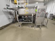 MEPACO DOUBLE RIBBON BLENDER, MODEL 170, S/N 10647A, 76 IN. L X 44 IN. W X 34 IN. D CHAMBER