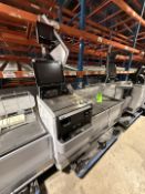 NCR SELF SERVICE CHECKOUT WITH GROCERY BAG DISPENSERS