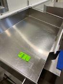 (2) STAINLESS STEEL TABLES