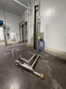 2021 SYSPAL SINGLE COLUMN BUGGY LIFT / TILT / DUMPER, MODEL SCE-CL-01, S/N 33633-1, 770 LB / 350