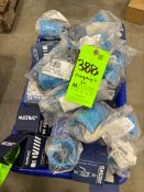 LOT OF ASSORTED MELTRIC INLET/PLUG & POLY HANDLE W CLAMP
