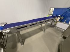 KEY WEST METAL INDUSTRIES CONVEYOR, PROJECET NO 27976MC-13, INCLUDES VARIABLE SPEED CONTROLLER,