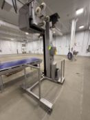AMFEC PORTABLE COLUMN BUGGY / TOTE LIFT TILT AND DUMP, MODEL 2-3K, S/N 2012069, 3 PHASE, 480 V