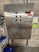 S/S CONTROL CABINET WITH ALLEN BRADLEY SMART MOTOR CONTROLLER, CAT NO 150-F108NBD (LOT 323J IS THE